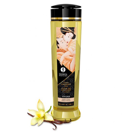 SHUNGA - OLEO DE MASSAGEM EROTICO DESEJO 240ML