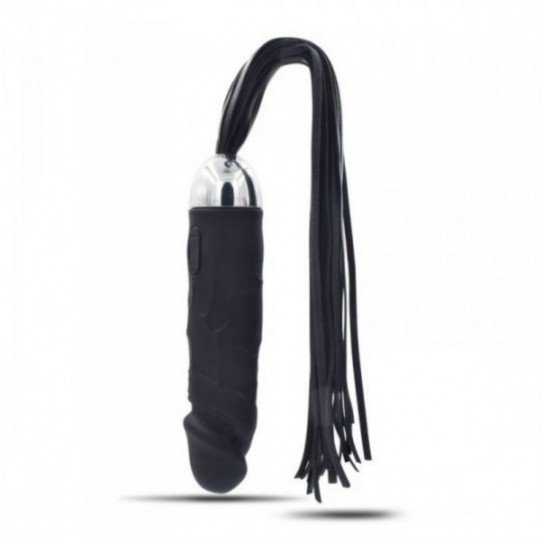 VIBRADOR ANAL COM CHICOTE BIG REAL DARK SIDE