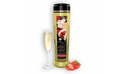 ÓLEO DE MASSAGEM SHUNGA ROMANCE MORANGO 240ML
