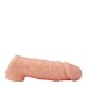 REALSTUFF - CAPA PARA O PENIS COM ANEL P/TESTICULO