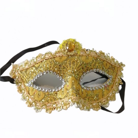 MASCARA VENEZIANA DOURADA