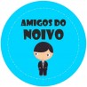 CRACHA "AMIGOS DO NOIVO"