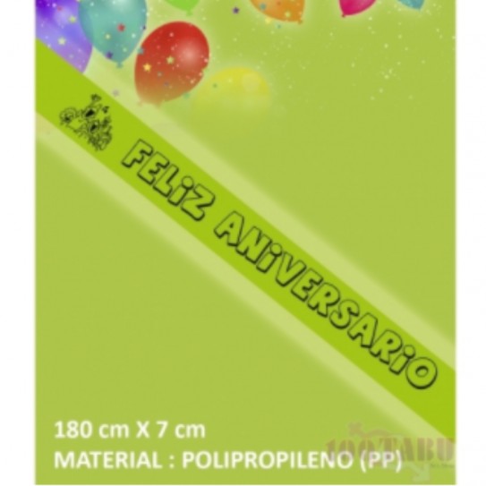 FAIXA "FELIZ ANIVERSARIO"