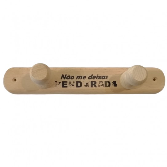 EXCLUSIVO KARICIAS - CABIDE MADEIRA ATREVIDO