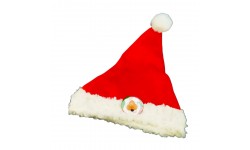 GORRO DE NATAL COM ALFINETE