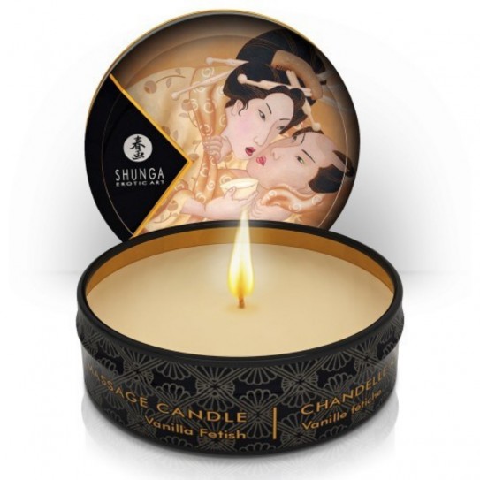 VELA DE MASSAGEM AFRODISÍACA SHUNGA BAUNILHA 30ML