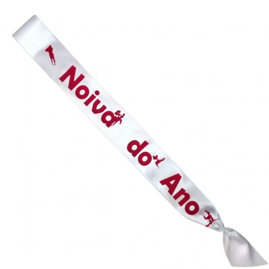 FAIXA NOIVA NOIVA DO ANO