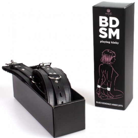 FETISH - ALGEMAS COURO VEGAN COM CADEADO