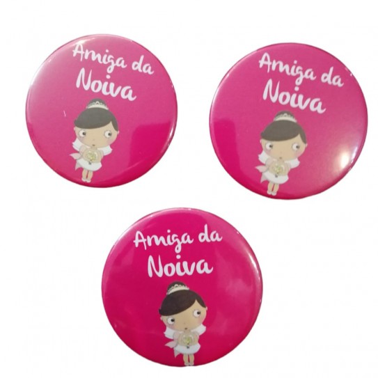 CRACHA "AMIGA DA NOIVA"