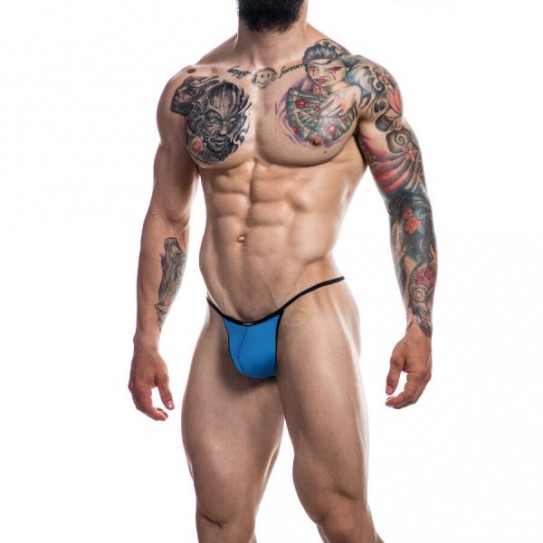 CUT4MEN - G-STRING PROVOVATIVE ROYAL BLUE SM