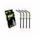 CONJUNTO DE 4 PALHAS FLURESCENTES