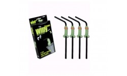 CONJUNTO DE 4 PALHAS FLURESCENTES