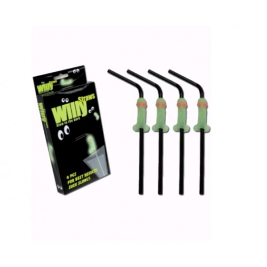CONJUNTO DE 4 PALHAS FLURESCENTES