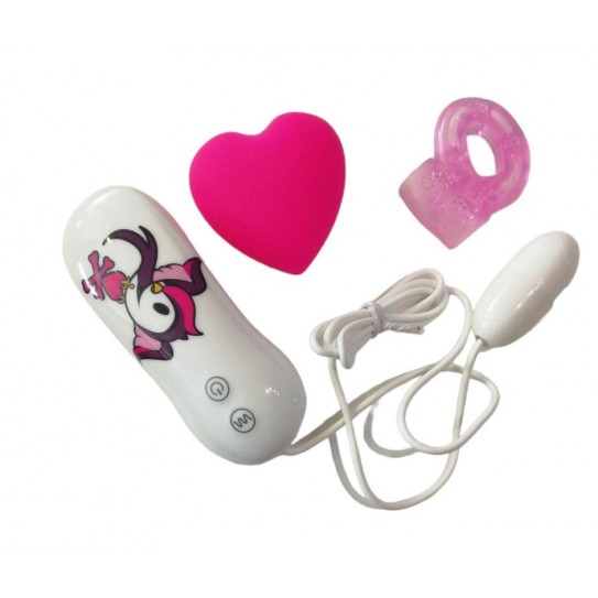 TOKIDOKI - BULLET CORAÇAO E ANEL C/ 10 RITMOS 