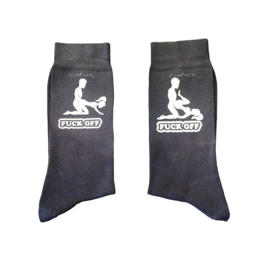 MEIAS AZUIS FUCK OFF - 40/44