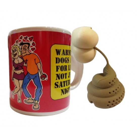 CANECA C/ SACO PARA CHA CÓCÓ