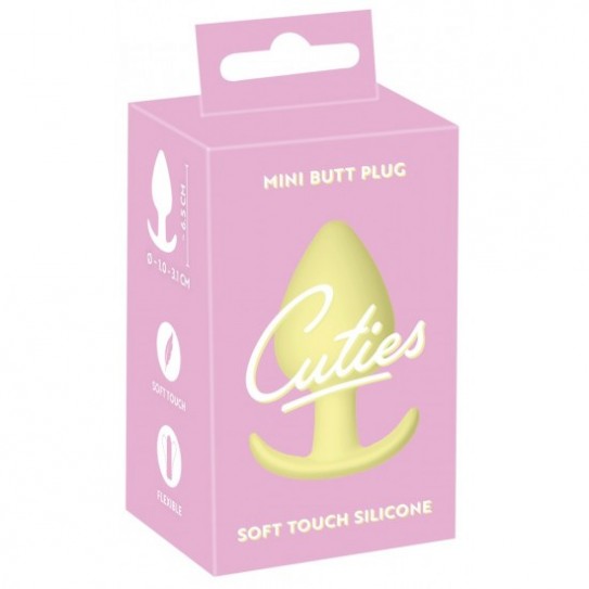 CUTIES PLUG ANAL AMARELO