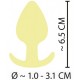 CUTIES PLUG ANAL AMARELO