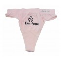 TANGA FEMININA DIVERTIDA (FOGO) - S/M