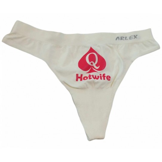TANGA FEMENINA DIVERTIDA (HOTWIFE) - L/XL