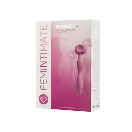 DILATADORES VAGINAIS FEMINTIMATE INTIMRELAX SILICONE ROSA