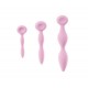DILATADORES VAGINAIS FEMINTIMATE INTIMRELAX SILICONE ROSA