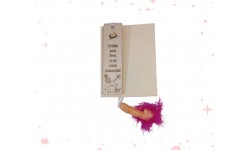 MARCADOR DE LIVRO EM MADEIRA