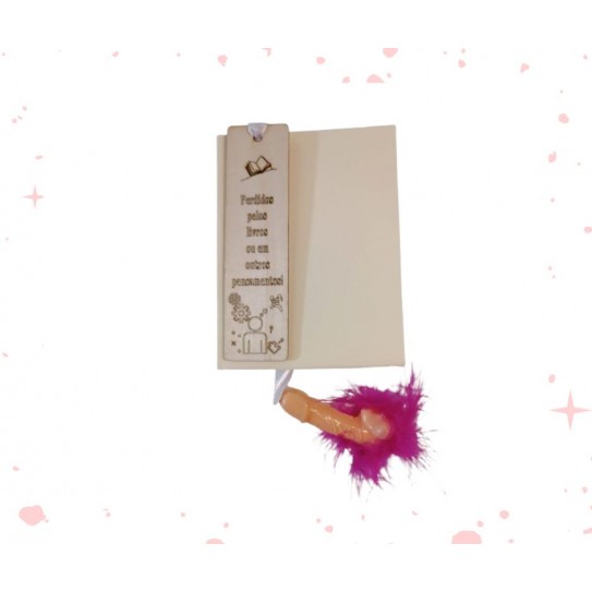 MARCADOR DE LIVRO EM MADEIRA