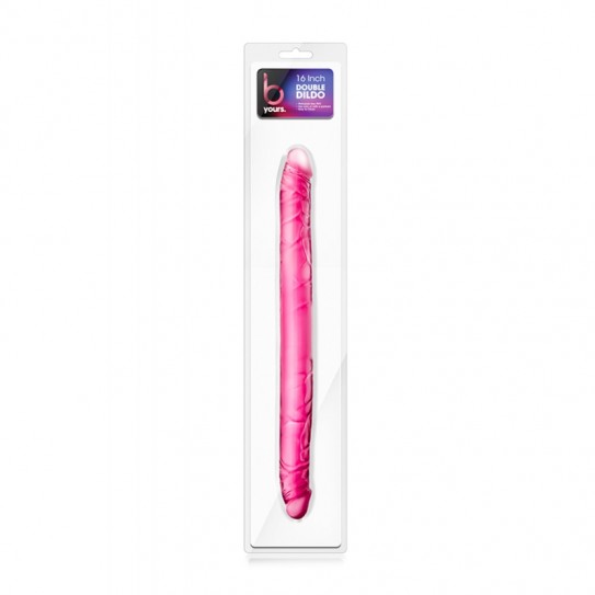 DILDO DUPLO REALISTA 40.6 CM ROSA