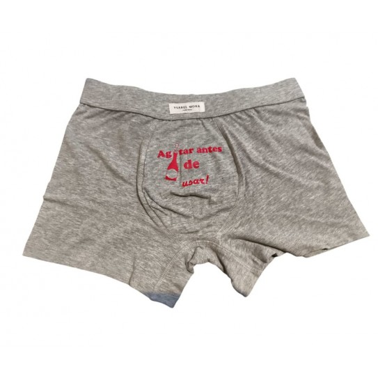 BOXER FUNNY ("AGITAR") CINZA S BOXER FUNNY ("AGITAR") CINZA S