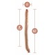 DR. SKIN - DILDO DUPLO 41.9CM