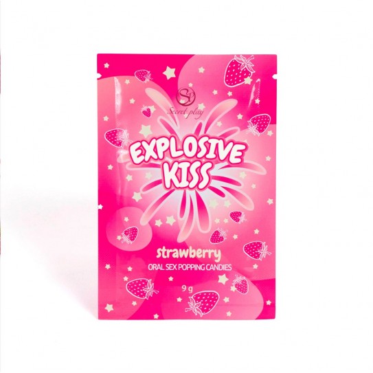 DOCES EXPLOSIVOS DE MORANGO PARA SEXO ORAL