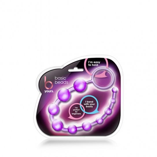 CORDÃO PÉROLAS ANAL BYOURS BASIC ROXO