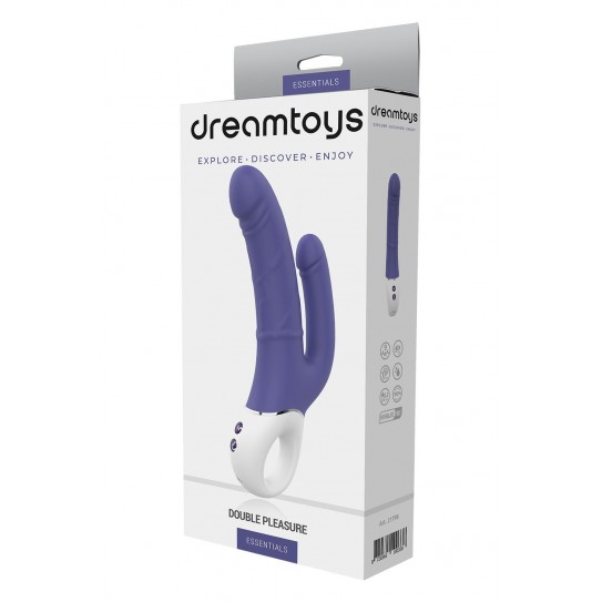  TOYS - VIBRADOR DUPLO VAGINAL/ANAL usb