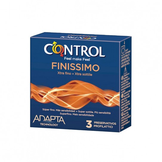 CONTROL - CAIXA DE 3 PRESERVATIVOS FINISSIMO