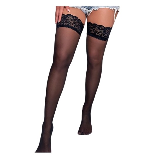 MEIAS DE LIGA PRETAS - TAMANHO UNICO