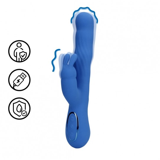 WIGGLE - VIBRADOR DUPLO AZUL USB