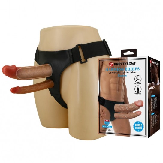 PRETTY LOVE - STRAP ON DUPLO (OCO COM DILDO)