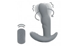 ESTIMULADOR DE PROSTATA ROTATIVO COM COMANDO