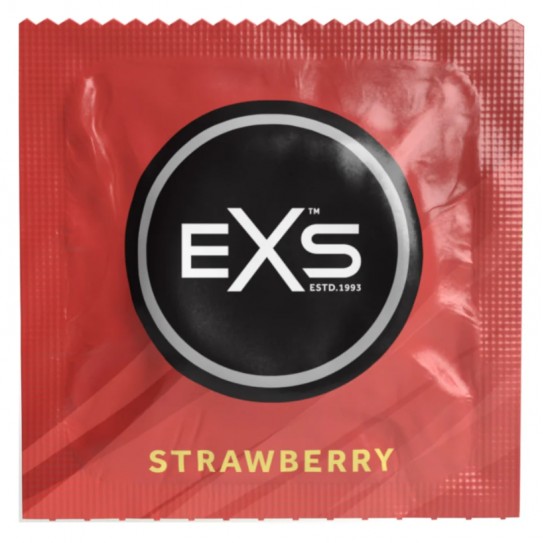 EXS - PRESERVATIVO DE MORANGO À UNIDADE