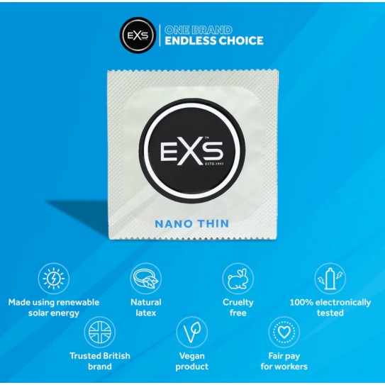 EXS - PRESERVATIVO NANO THIN À UNIDADE