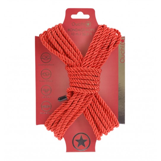 CORDA BONDAGE 10M VERMELHA