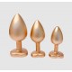 GLEAMING LOVE PEARL GOLD PLUG SET
