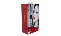 MILAN COLLECTION - SILICONE BOLA GAG - PRETO/VERMELHO