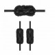 KIT BONDAGE INICIANTE 3PCS  #7 OUCH! PRETO