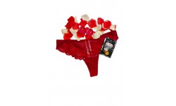 KIT TANGA L COM VELAS E PETALAS