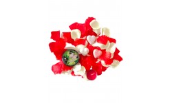 KIT - VELAS + SABONETE EM CORAÇÃO + PÉTALAS