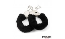 LATETOBED - ALGEMAS DE METAL FORRADAS PRETO