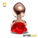 AFTERDARK -  PLUG COM ROSA VERMELHA - M
