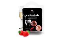 SECRET - BOLAS EXPLOSIVAS SABOR A MORANGO CHAMPANHE